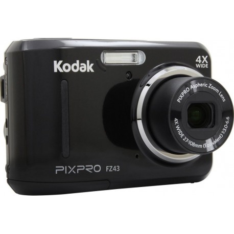 Kodak Appareil photo Compact Pixpro FZ43 Noir