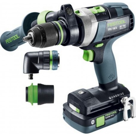 Festool Perceuse-visseuse à percussion sans fil TPC 18/4 5,2/4,0 I-Set QUADRIVE 577247