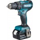 Makita Perceuse à percussion sans fil DHP485RTJ, 18 V, 5,0 Ah