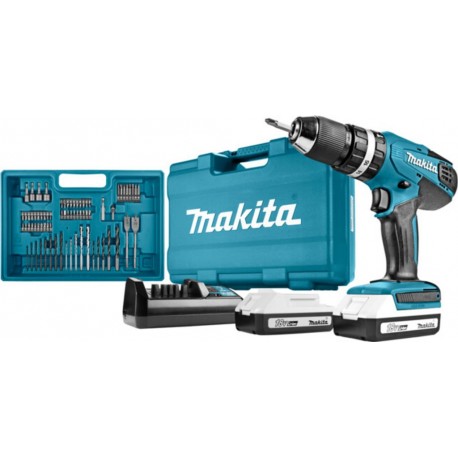 Makita Perceuse-visseuse à percussion sans fil HP457DWE10