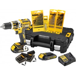 Dewalt Jeu de perceuses à percussion DeWalt 18V 1,5 Ah avec accessoires DCK795S2T-QW