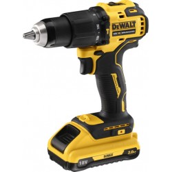 Dewalt Perceuse à percussion sans fil DeWalt DCD709D2T-QW, 18 V, 2 Ah