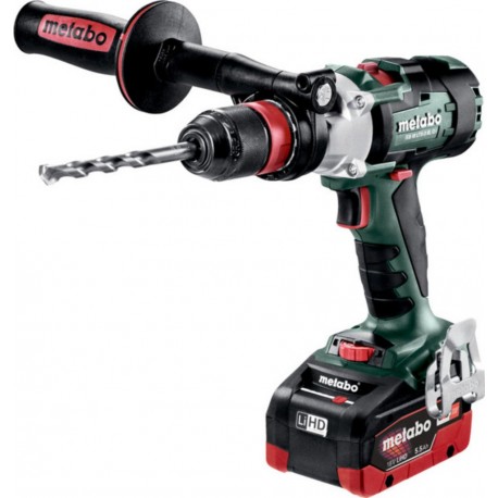 Metabo Perceuse à percussion sans fil 18 volts à 3 vitesses SB 18 LTX-3 BL Q I metabo, Coffret, 18V 2x5.5Ah LiHD + ASC 145 60235