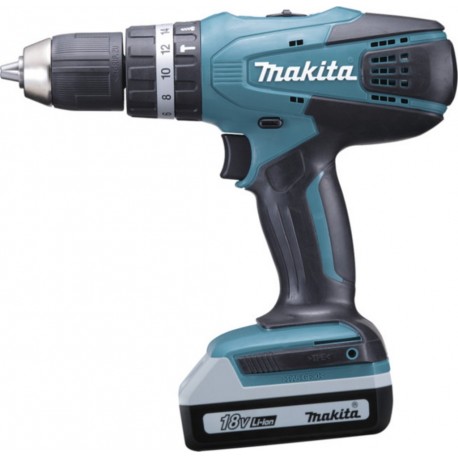 Makita Perceuse à percussion sans fil HP457DWEX2