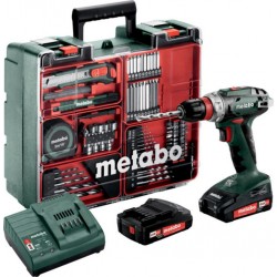 Metabo Perceuse-visseuse sans fil BS 18 Quick Set, atelier mobile 602217880