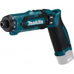 Makita Tournevis articulé à batterie 7,2 V (sans batterie, sans chargeur) DF012DZ