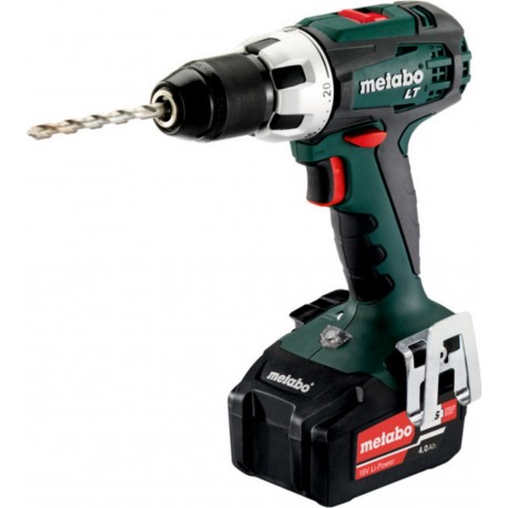 Metabo Perceuse-visseuse sans fil BS 18 LT metabo, Coffret, 18V 2x4Ah Li-Ion + ASC 55 602102500