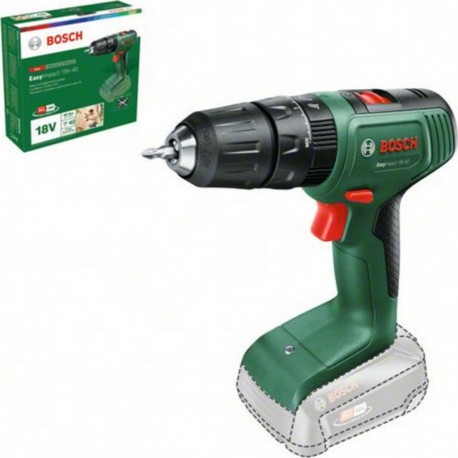 Bosch Perceuse à percussion sans fil EasyImpact 18V-40 06039D8100