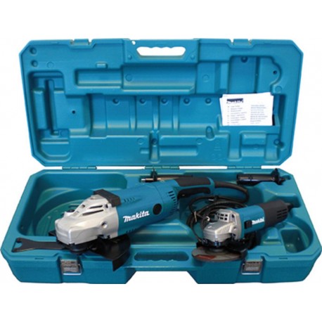 Makita Kit de meuleuses d'angle DK0052G (GA9020R + 9558NBR en coffret)