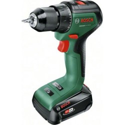 Bosch Perceuse-visseuse sans fil UniversalDrill 18V-60 : 1 bloc batterie PBA 18V 2,0Ah W-B 06039D7001