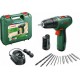 Bosch Perceuse-visseuse 2 vitesses sans-fil EasyDrill 1200 avec 2x batteries PBA 12V 1.5Ah O-A 06039D3007