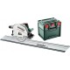 Metabo Set de scie circulaire plongeante sans fil KT 18 LTX 66 BL Set (691172840) avec rail de guidage FS 160 metaBOX 340