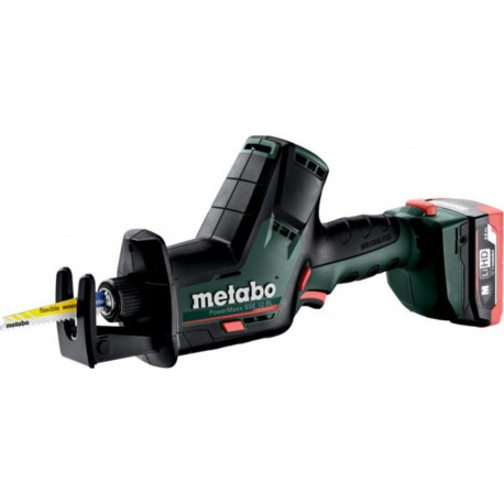 Metabo Scie sabre sans fil PowerMaxx SSE 12 BL (602322800) Coffret 12V 2x4Ah LiHD + ASC 55