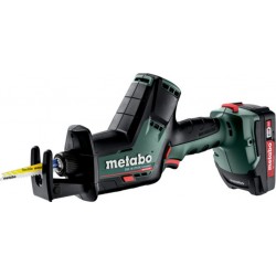 Metabo Scie sabre sans fil SSE 18 LTX BL Compact (602366500) metaBOX 145 18V 2x2Ah Li-Ion + ASC 55