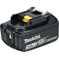 Makita batterie BL1830B Li, 18 V / 3 Ah, avec indicateur de charge de batterie 197599-5