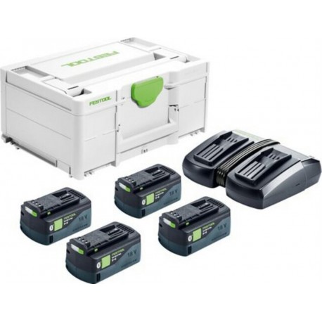 Festool Set Énergie SYS 18V 4x5,2/TCL 6 DUO 577136