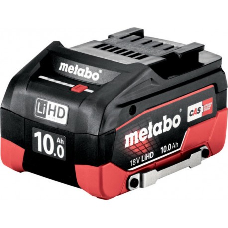 Metabo Pack batterie avec support de sécurité LiHD 18 V - 10,0 Ah 624991000