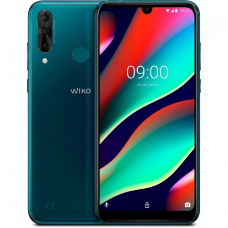 Wiko Smartphone View 3 Pro 64 Go Bleu foncé Ocean 6.3 pouces 4G