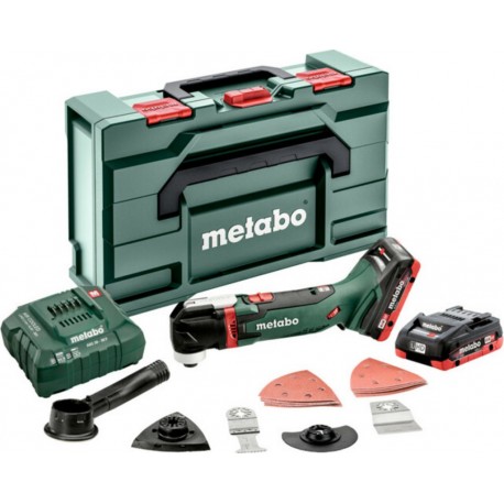 Metabo Outil multifonctions sans fil MT 18 LTX metabo, Coffret, 18V 2x4Ah LiHD + ASC 55 613021800