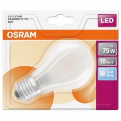 Osram ampoule LED Star Classic E27 8W (75W) blanc froid (lot de 2)