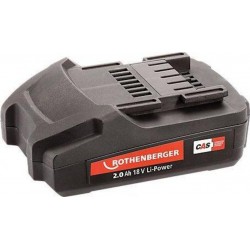 Rothenberger RO BP 18/2 - Batterie 18V/2.0Ah 1000001652