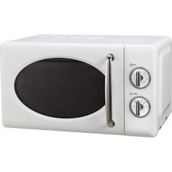 Micro-ondes vintage sans grill de 20 litres, 5 puissances, 700 watts - couleur blanc - sogo hor-ss-890-w