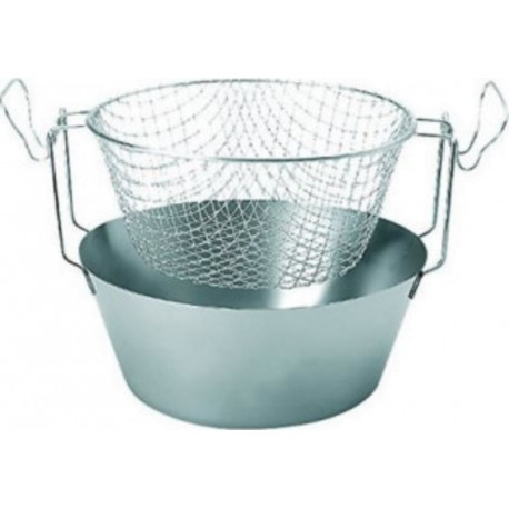 NC Artame friteuse avec panier en inox fond thermique 26cm