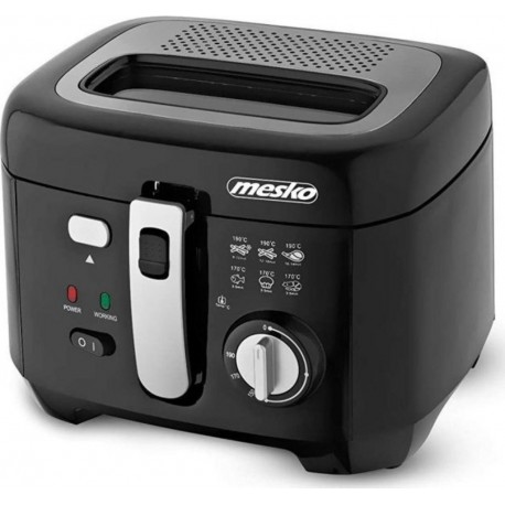 NC Friteuse électrique de 2,5l 1800W gris noir