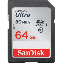 Sandisk Carte SDXC 64 Go Ultra - Carte mémoire
