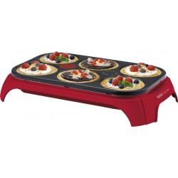 Tefal Crêpe Party Colormania Rouge 1000W YY4003FB