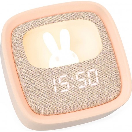 Mobility On Board Réveil Billy Clock Lapin Rose