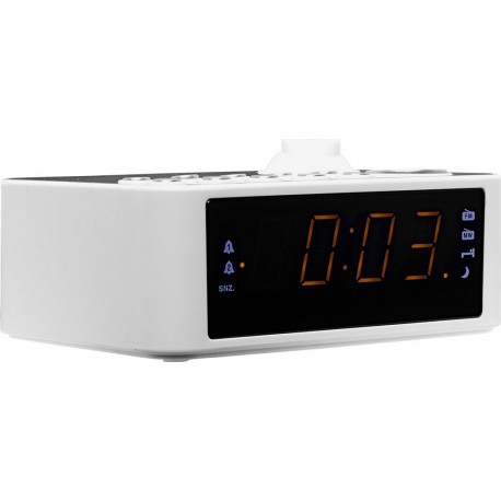 MUSE Radio réveil M-178 P Blanc