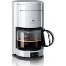 Braun kf47/1 cafetiere a filtre - 10 tasses - blanc - 1000W BRAKF47WHITE