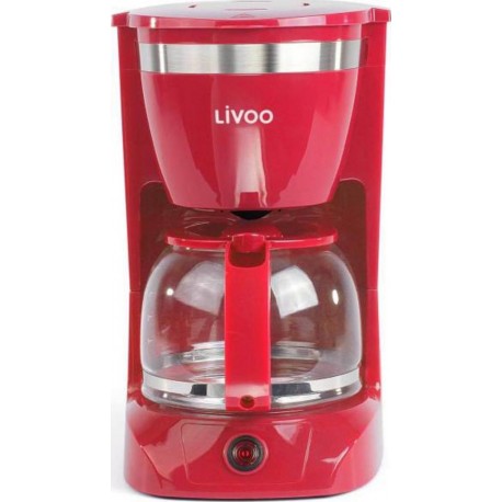 Livoo dod163r cafetiere electrique - rouge DOM3523930091872