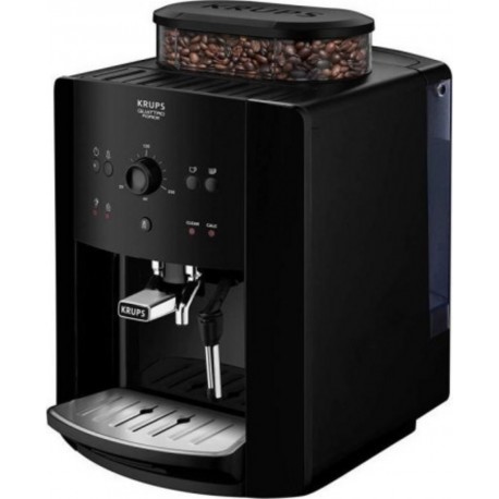 Krups arabica ea811010 - machine expresso avec broyeur - 1450W - réservoir d'eau 1,7l - café en grains - 15 bars - noire KRU0010