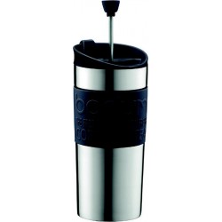 Bodum Mug isotherme Travel Press Noir 35cl double paroi inox