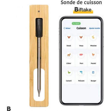 Bar A Innovations Sonde de cuisson Biftake connectée