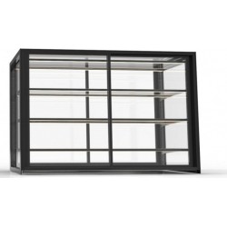 NC Vitrine chaude extra large série integra 3 niveaux et 2 portes - 1200x900 mm - sayl