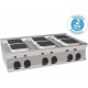 NC Réchaud électrique - 6 plaques carrées - gamme 900 - tecnoinox - 900