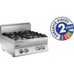 NC Plaque de cuisson - top 4 feux vifs gaz - gamme 650 - baron - 650