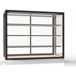 NC Vitrine chaude large série integra 3 niveaux - 1000x900 mm - sayl