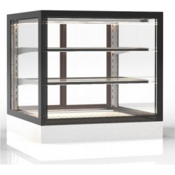 NC Vitrine chaude vitrée série integra 2 niveaux - 600x600 mm - sayl