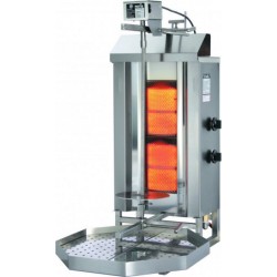 NC Döner kebab professionnel à gaz 30 à 120 kg - stalgast - acier inoxydable120 kg395500920