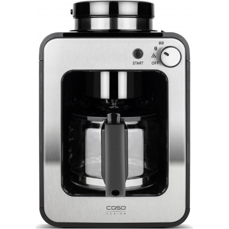 Caso 1849 cafetiere filtre avec broyeur intégré coffee compact - inox CAS4038437018493