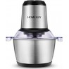 Moulinex Hachoir à viande HOMEASY ‎HE-06-1 avec bol en acier et 4 lames