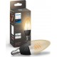 Philips Ampoule connectée HUE White E14 4.5W Filament Flamme