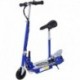 Homcom Trottinette électrique 120 W pliable pour enfants à partir de 7 ans hauteur de guidon et selle réglable 12 Km/h max. bleu