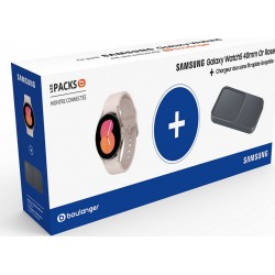 Samsung Montre connectée Galaxy Watch5 Rose 40mm+Chargeur inducti
