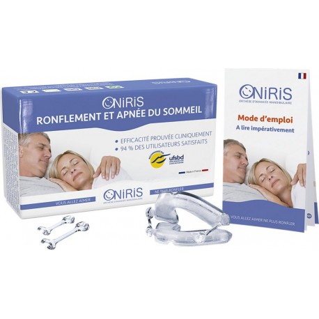 Oniris Sommeil Orthèse anti ronflement d'avancée mandibulaire