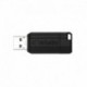 Verbatim Cle usb Pinstripe USB Noir - 16 Go